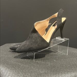 Elegant Black Slingback Heels